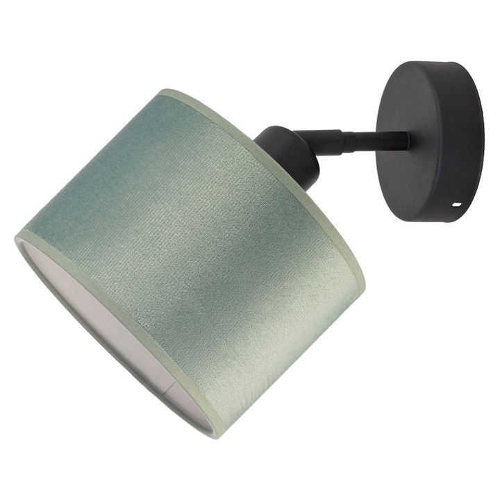 Tornado Lights AMP1 állítható fali lámpa zsályazöld bársony lámpaernyővel