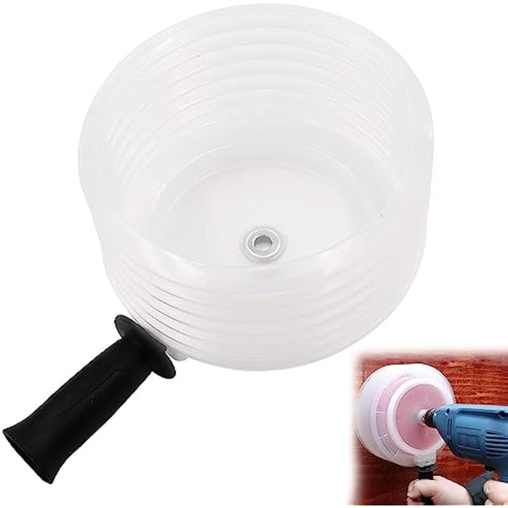 Set colector praf gaurit cu maner 160mm, flexibil, rezistent, pentru lumini incastrate