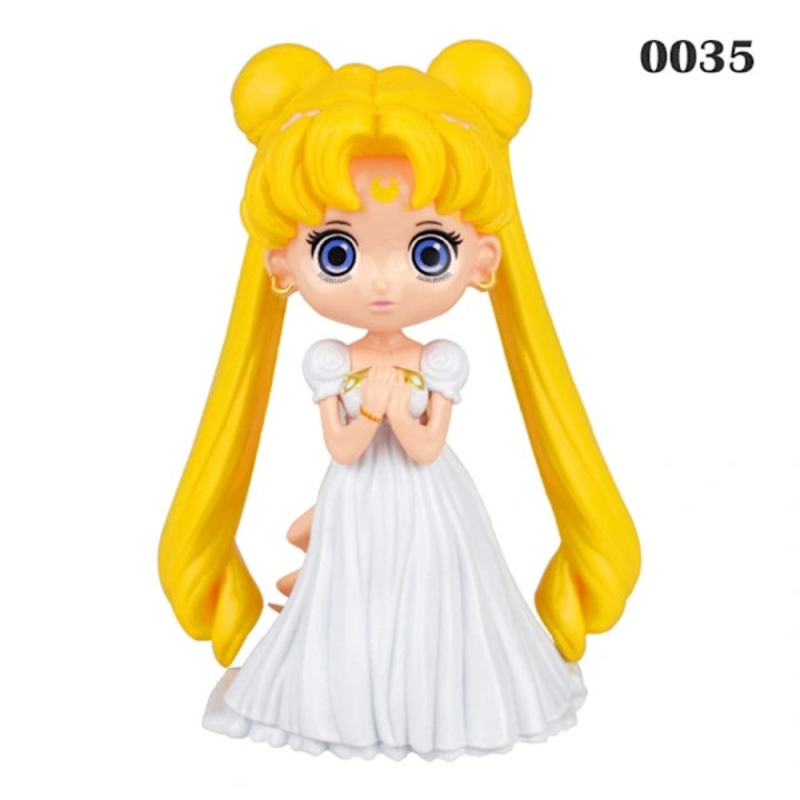 Decoratiune tort Sailor Moon, plastic, 14.7x10.5cm