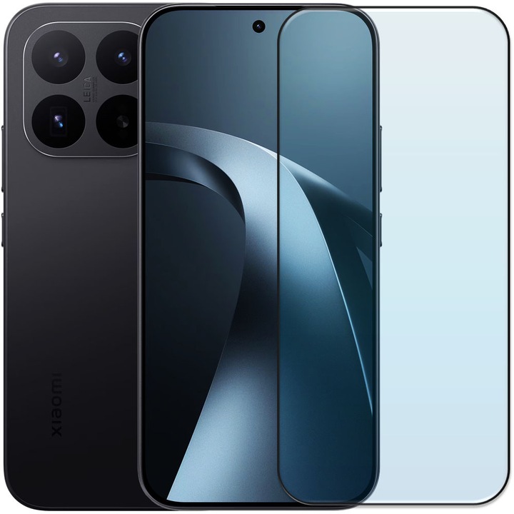 Folie din sticla securizata pentru Xiaomi 17T, HAMSTERBOX Glass Shield, Protectie completa ecran, Full face, Aplicare rapida, Case Friendly, Transparenta