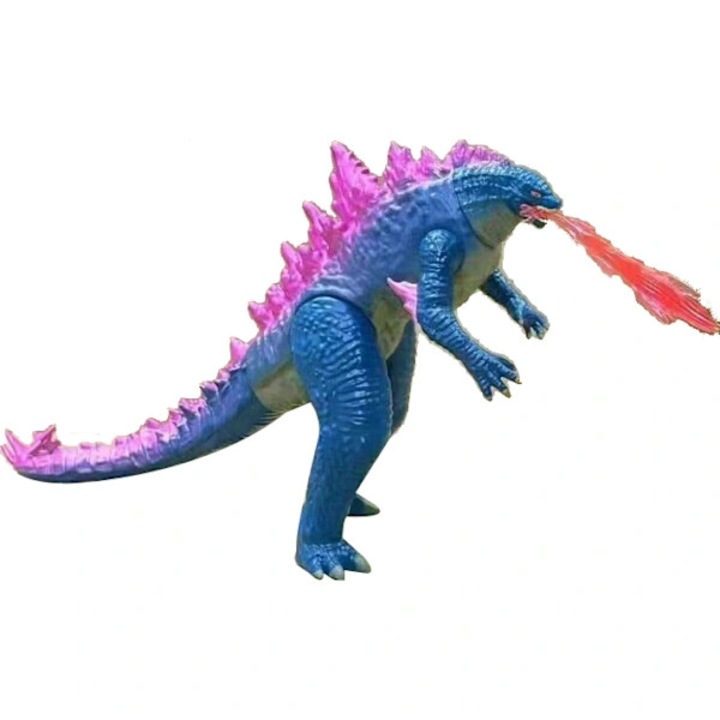 Figurina Kong Godzilla x Kong, articulata, cu gauntlet, mov, 20cm