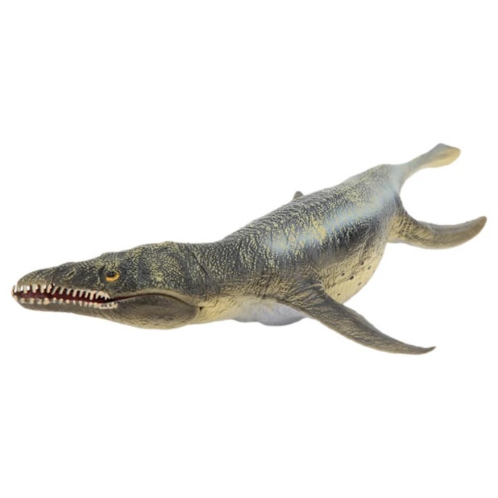 Модел динозавър, фигурка Kronosaurus, реалистична, от PVC, жълт, 28 x 15 см, 1 бр
