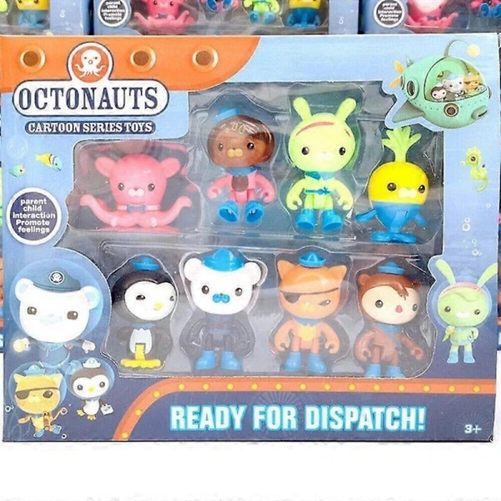 Set 8 figurine Octonauts, multicolor, 30x22x6cm
