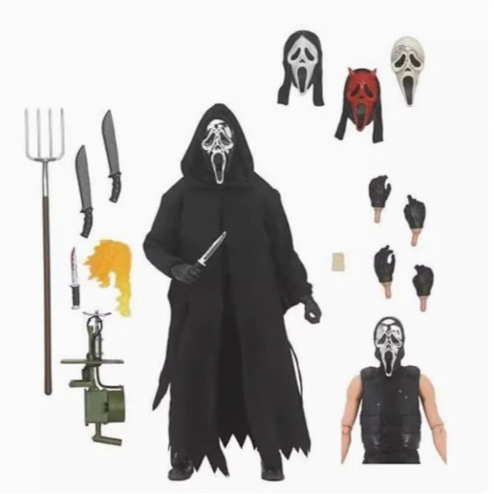 Scream Ghostface Deluxe figura 18cm horror gyűjtemény