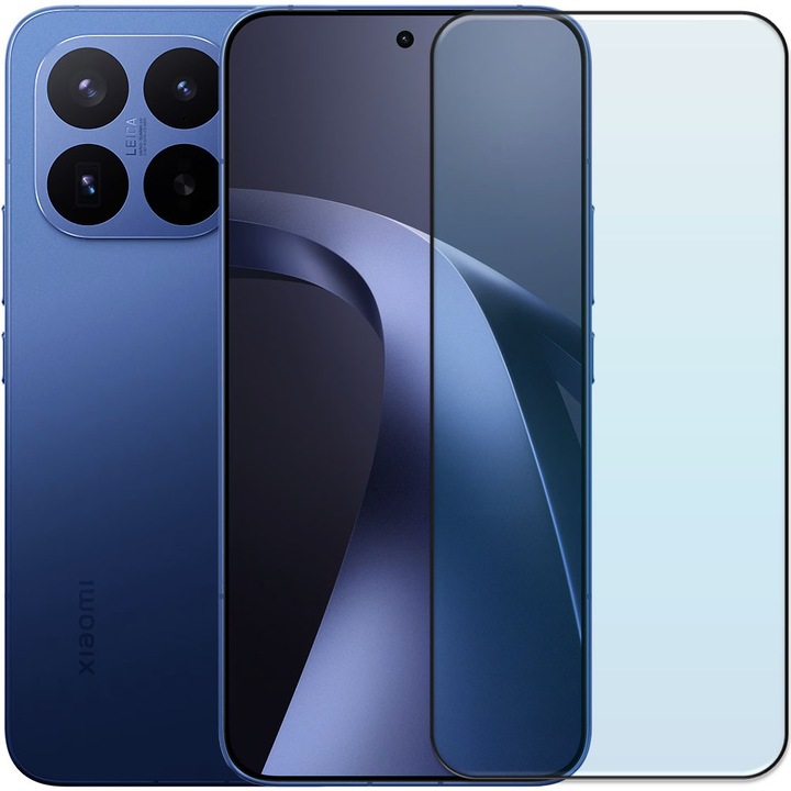 Folie din sticla securizata pentru Xiaomi 17T Pro, HAMSTERBOX Glass Shield, Protectie completa ecran, Full face, Aplicare rapida, Case Friendly, Transparenta