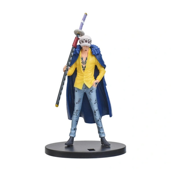 Figurina de colectie anime Wano, action figure, PVC, compatibila cu Pirate Adventure, cu sabie si detaliu vopsit, Multicolor, 1 buc
