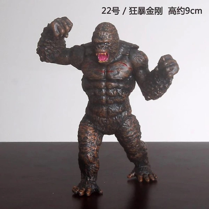 Figurina Mechagodzilla, model anime, PVC, 9.5cm, multicolor