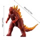 Figurina Godzilla, model mobil, albastru rosu, 18cm
