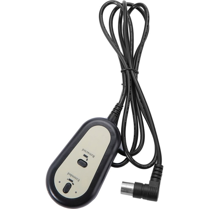 Telecomanda pentru fotoliu electric, 2 butoane, cablu 5 poli, ABS, 127g