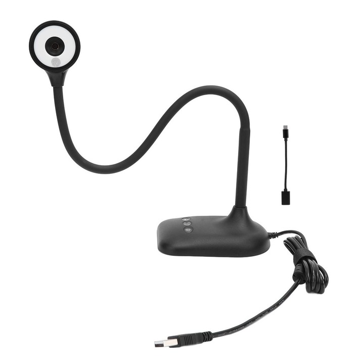 Dokumentumkamera USB, autofókusz, LED világítás, 2592x1944px