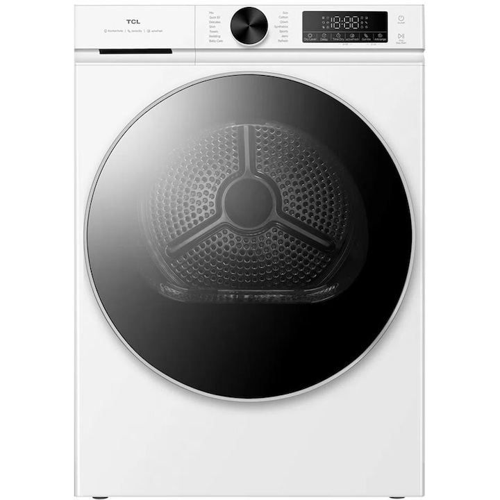Uscator cu pompa de caldura Gorenje DNE92/GN, clasa energetica A++, capacitate 9 kg, afisaj LED, 16 programe, alb