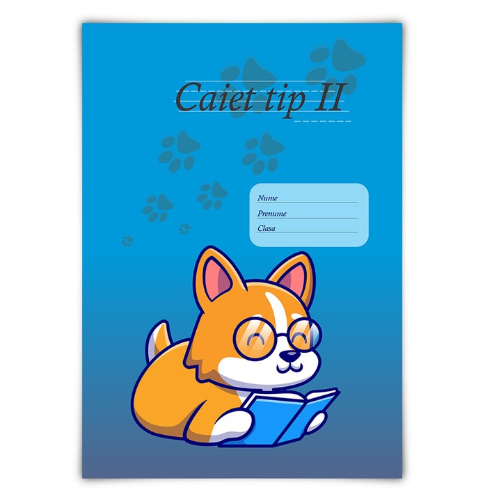 Caiet tip II, A5, 24 file My School EVOffice