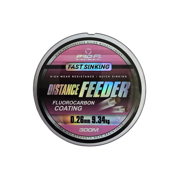 Fir Monofilament ProFL Method Feeder Distance Fast Sinkng Roz, 300M, 9.34kg 0.26mm