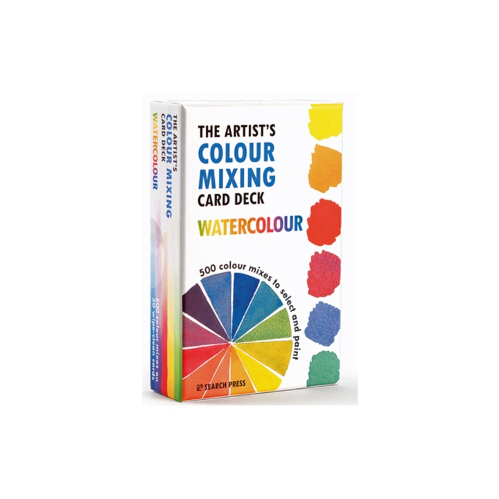 The Artist's Colour Mixing Card Deck Watercolour 500 Colour Mixes to Select and Paint, Julie Collins