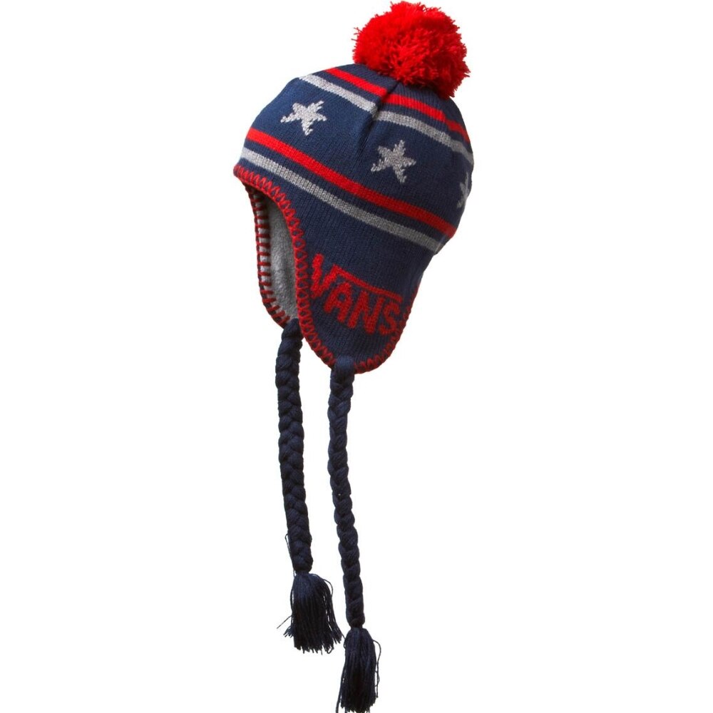 Caciula Vans Taylor Tibetan, bleumarin/rosu