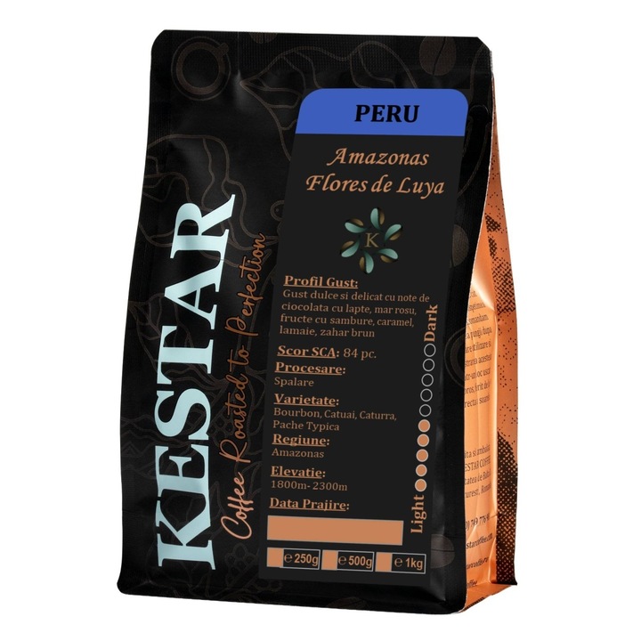 Cafea de Specialitate, Proaspat Prajita, Boabe, PERU Amazonas Flores de Luya - Women's Association (Cantitate: 500 g)