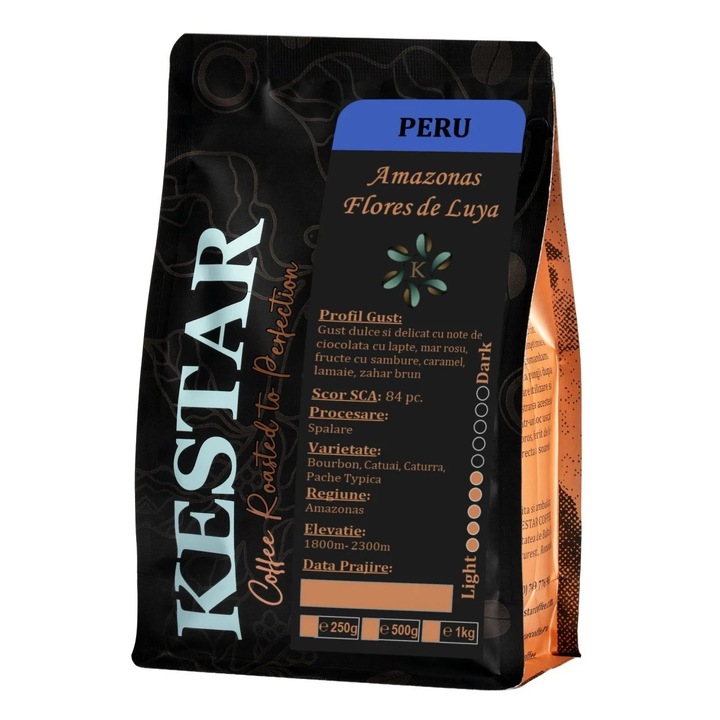 Cafea de Specialitate, Proaspat Prajita, Boabe, PERU Amazonas Flores de Luya - Women's Association (Cantitate: 1 Kg)