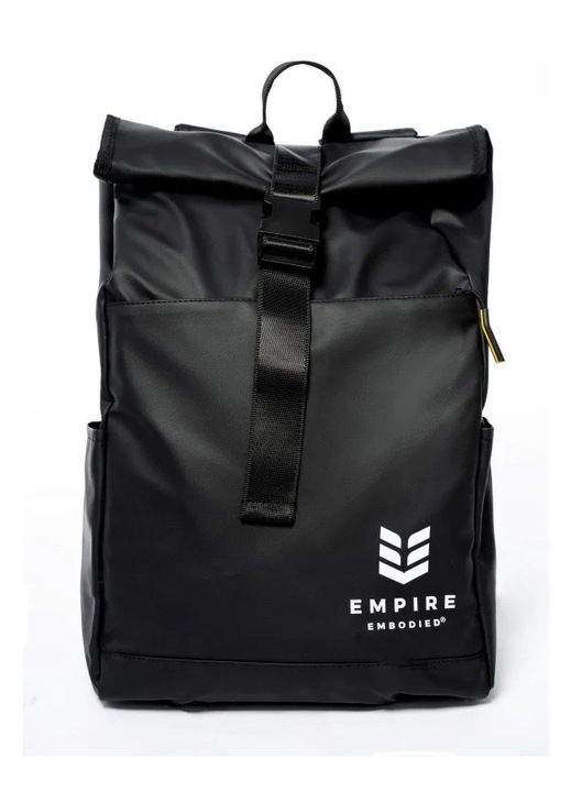 Sport Hátizsák Rolltop Empire Embodied Athletes Fekete, Vízálló, Laptop Rekesz, Urban Design, Unisex & Fitness