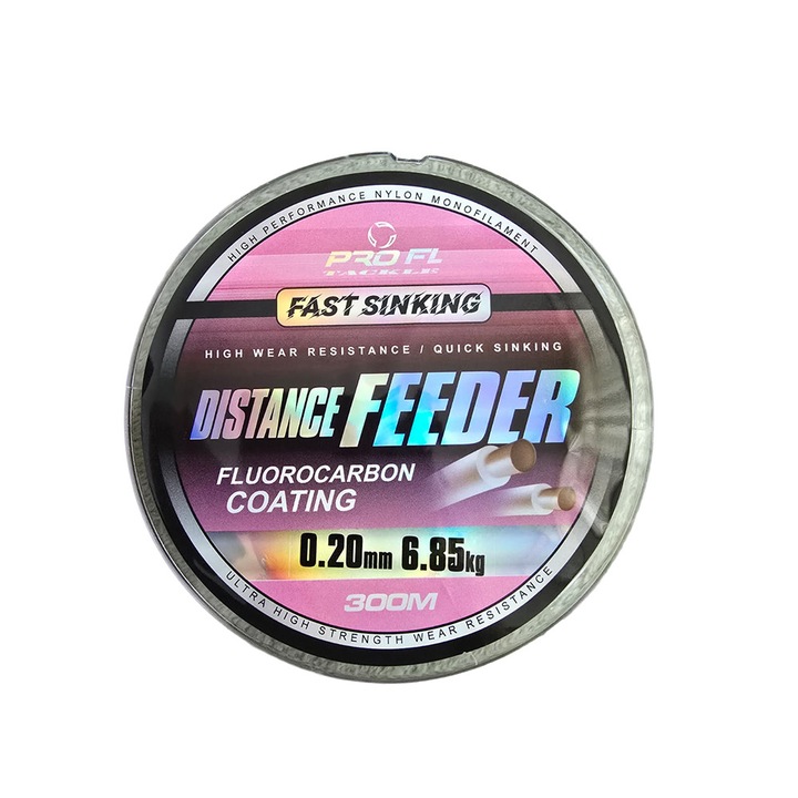 Fir Monofilament ProFL Method Feeder Distance Fast Sinkng Roz, 300M, 6.85kg 0.20mm