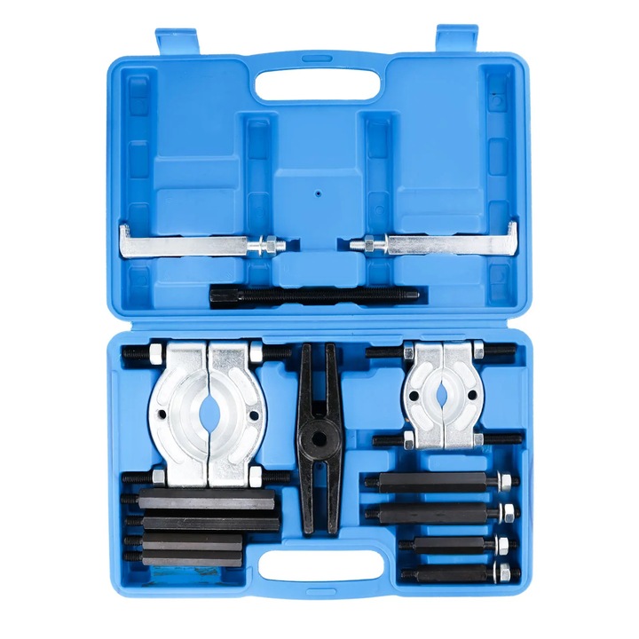 Set Extractor Rulmenti, 14 Piese, Capacitate 5 Tone, Separator Rulmenti, Extractor Pinion/Roata Dintata, Demontare Rulment Roata