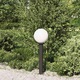 Осветителна колона 80 см vidaXL, черна, IP44