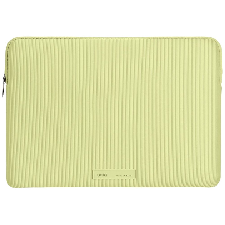 Husa din neopren UNIQ Cyprus Ridge Edition compatibila cu laptop 13 inch, Waterproof, Lime