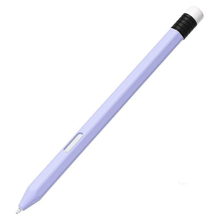 Husa protectie stylus silicon pentru Samsung Galaxy Tab S11, roz mov verde, universal