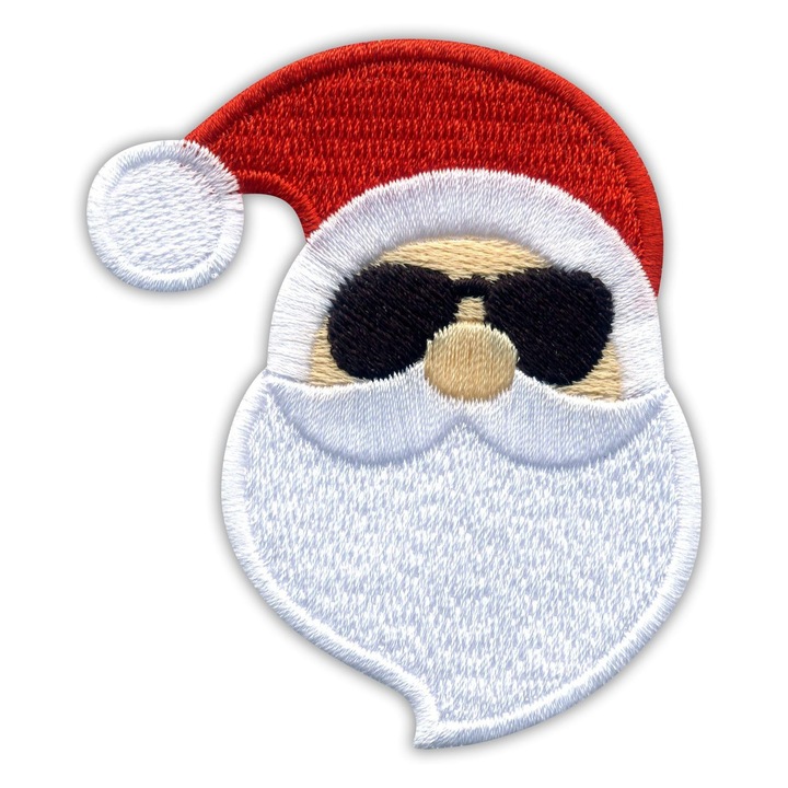 Textil folt Patchion Mikulás napszemüveg többszínű 6.8x5.7cm