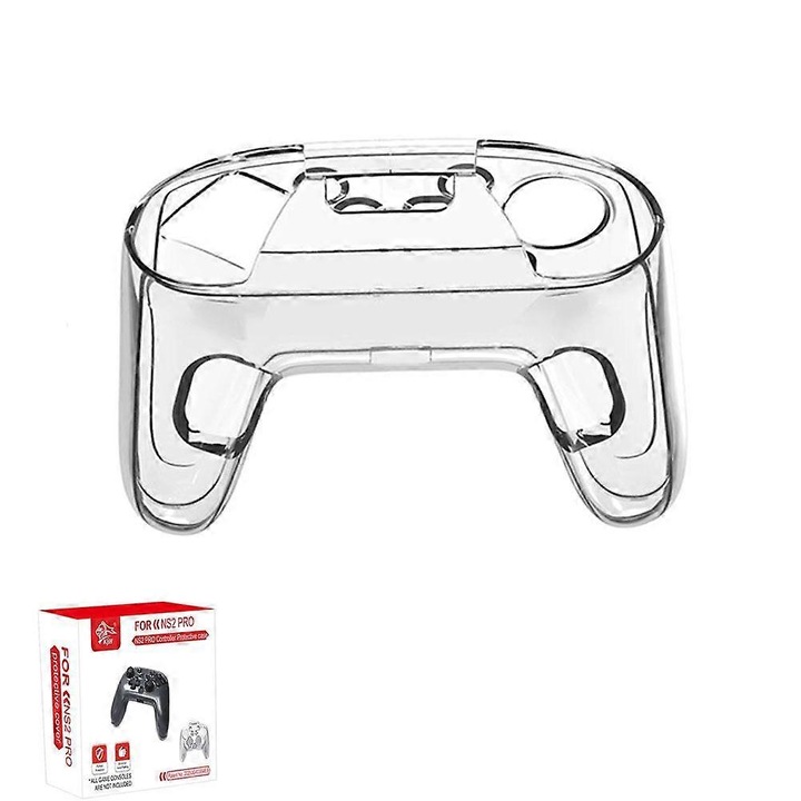 Átlátszó védőtok Switch 2 Pro kontrollerhez TPU 15.7x50x11.6cm
