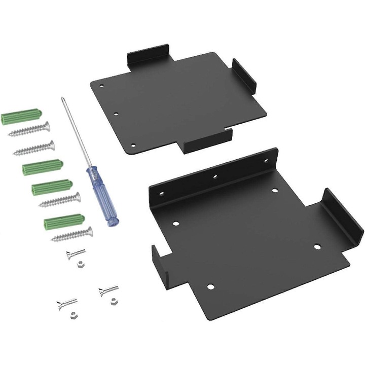 Стойка за стена за конзола Xbox Series X, противоплъзгаща, черна