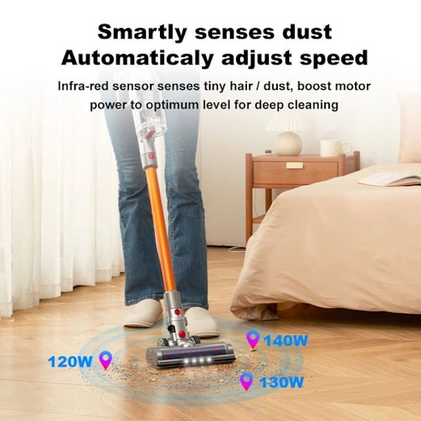 Aspirator fara fir i10, 27000Pa, LED, HEPA, 0.8L, 40min autonomie