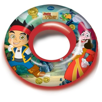 Colac Gonflabil, Jake si Piratii, Pentru Plaja, 50cm Colac Gonflabil, Jake si Piratii, Pentru Plaja, 50cm