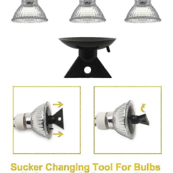 Set 6 Becuri Halogen GU10 50W 2700K Alb Cald 50x53mm