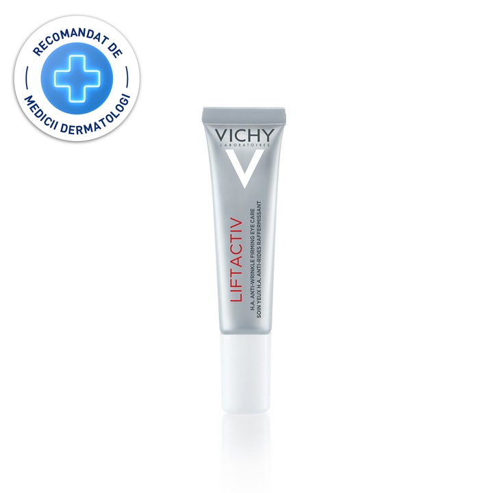 Crema antirid pentru conturul ochilor Vichy Liftactiv H.A. cu efect antirid si fermitate, 15 ml