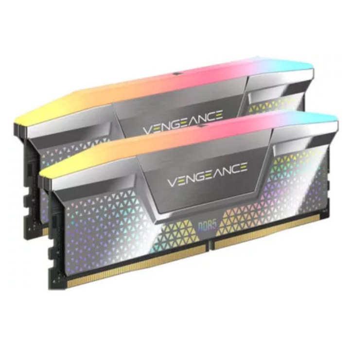 Kit RAM Corsair DDR5 48GB 8000MHz CL38 RGB Vengeance Gray XMP 3.0