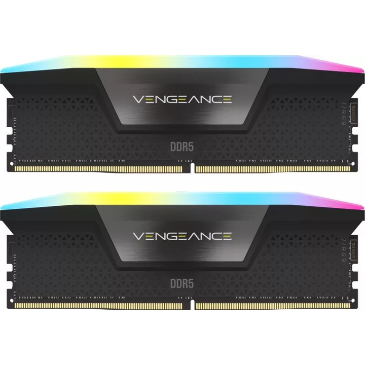 Memorie RAM CORSAIR VENGEANCE RGB 32GB (2 x 16) DDR5 5600MHZ, CL40
