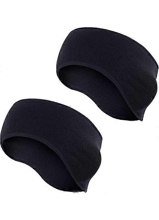 Bentita sport din lana, set 2 bucati, calduroasa, elastica, unisex, marime 50x61cm
