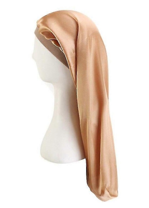 Boneta Satin, extra mare, pliabila, reglabila, negru