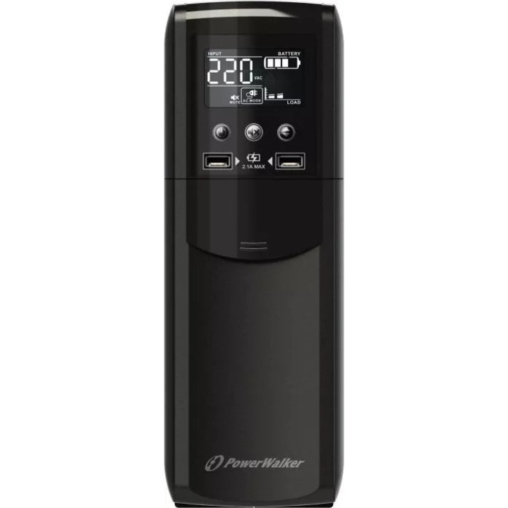 UPS 1000VA 600W PowerWalker Line-interactive Bluewalker VI 1000 CSW IEC