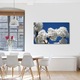 Tablou VarioView MoonLight Fosforescent Luminos in intuneric Flori Flori albe de pom, 60 x 90 cm