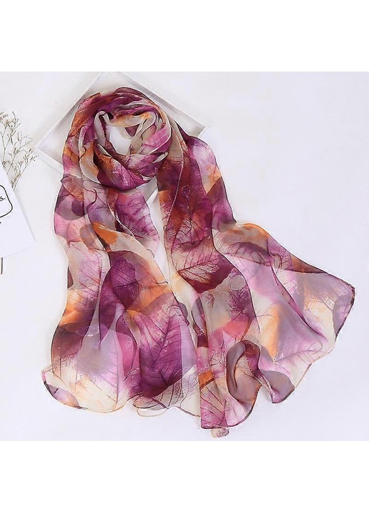 Esarfa matase, 160x50cm, multicolor
