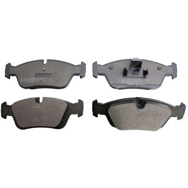 Set 4 bucati, Placute frana Denckermann V02000013 EBG Performance, fata, compatibile cu BMW Seria 3 (E36/E46), Z3, Z4, OE 34111160356/34111161437, Negru