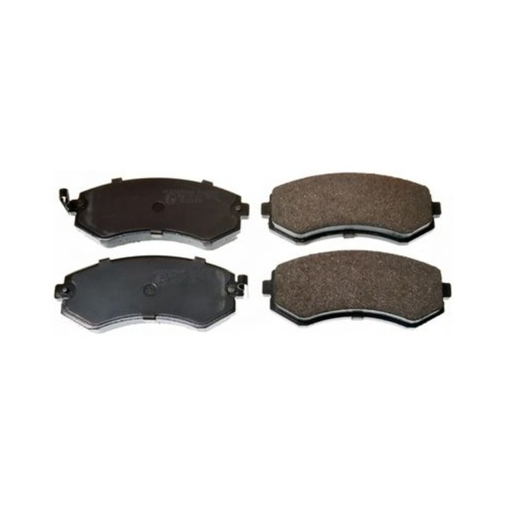4 darabos készlet, Denckermann 41060-2N290 fékbetétek, első, Nissan Almera N15 kompatibilis, fekete