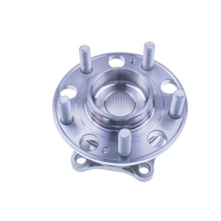 Kerékagy csapággyal Denckermann 51750-C5-000/51750C5000, hátsó pozíció, kompatibilis Hyundai/Kia (Santa Fe, ix55, Sorento), ezüst, 1 db