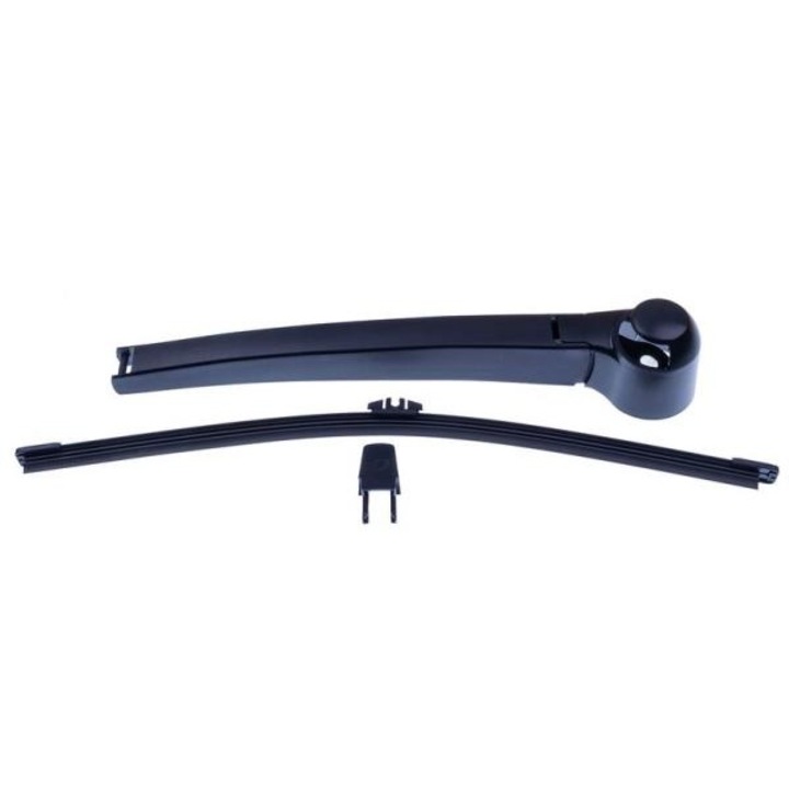 Denckermann V11000231 1T0955707C hátsó ablaktörlő kar, kompatibilis Skoda/VW/Seat modellekkel, ablaktörlő lappal együtt, Fekete, 1 db