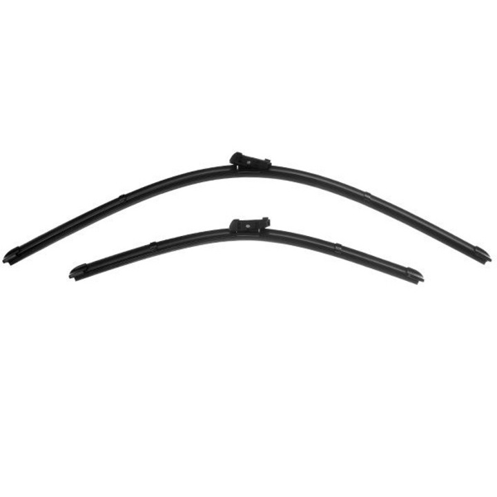 Set stergatoare parbriz Denckermann V11000092, dedicate fata, compatibile cu alfa romeo/audi/seat/vw/skoda/kia/cupra, negru, 2 bucati