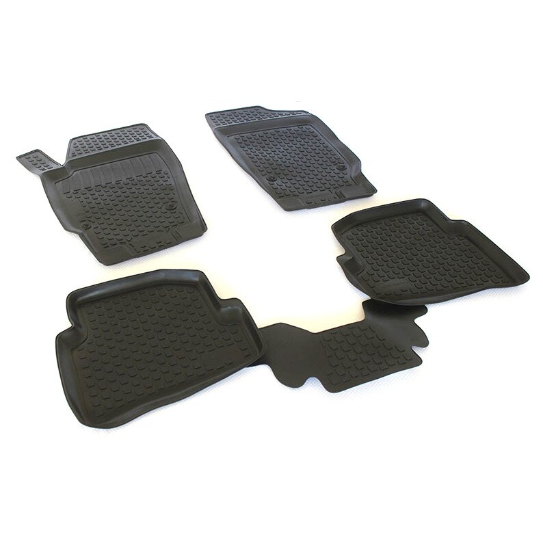 Set 4 presuri stil tavita din cauciuc antiaderent VW POLO V 2009-2017