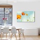 Tablou VarioView MoonLight Fosforescent Luminos in intuneric Flori Flori perfecte, 50 x 70 cm