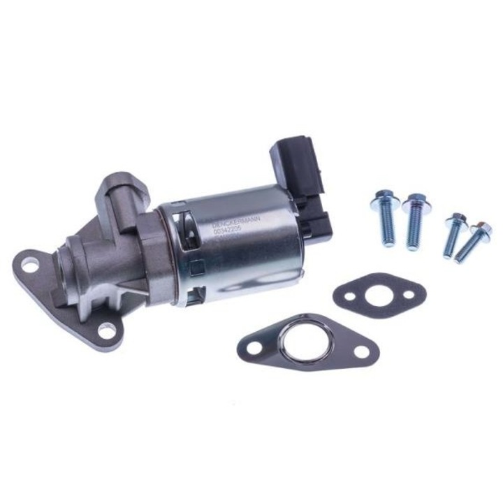 EGR szelep Denckermann 53032509AE/53032509AF, OE helyettesítő, kompatibilis Chrysler/Dodge/Jeep (300C, Charger, Grand Cherokee, Ram) modellekkel, ezüst, 1 db.