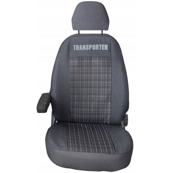 Husa scaun fata set VW Transporter T4 1991-2003 premium rezistenta negru